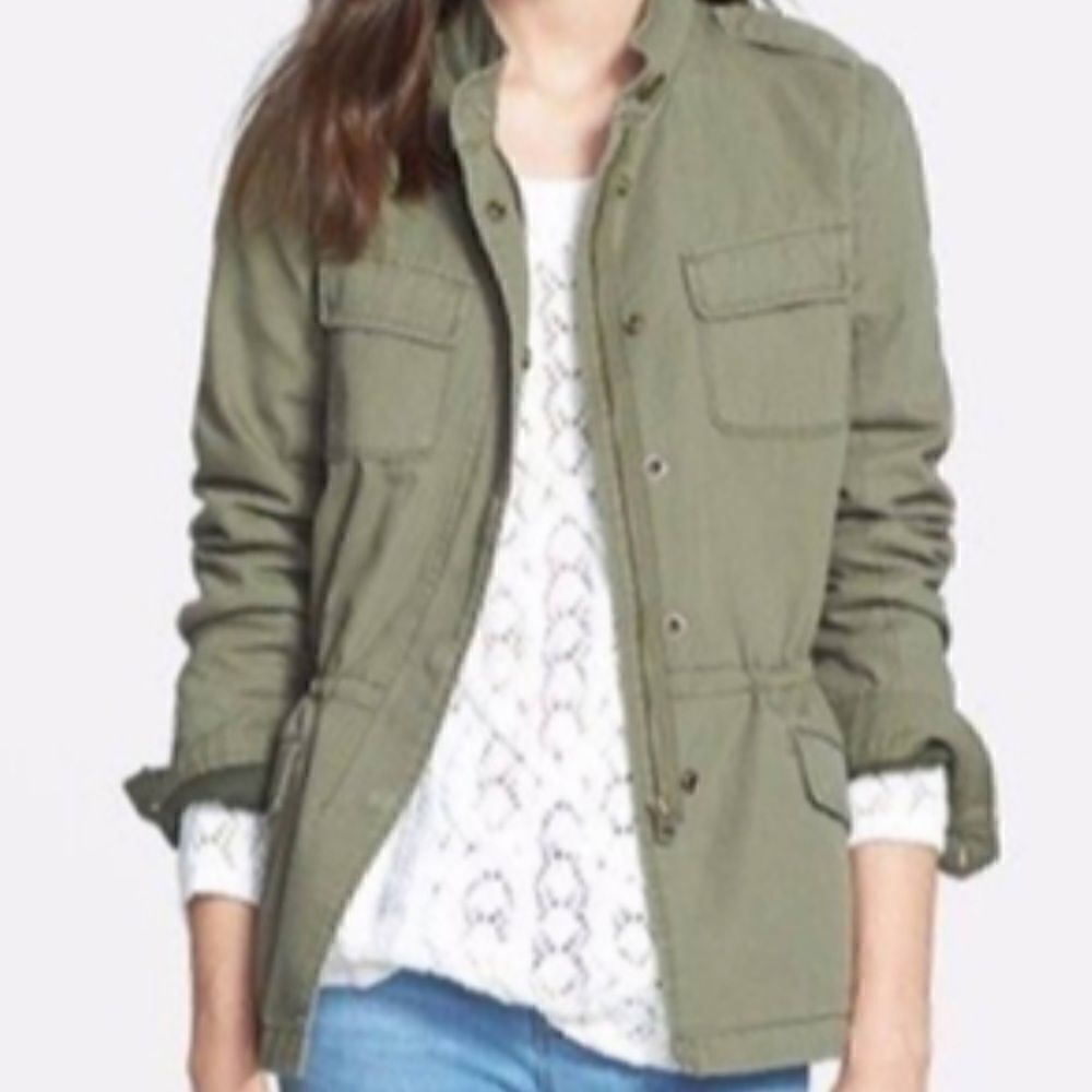 Hinge Army Green Utility Jacket Size XS - Picture 8 of 10